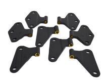 Jeep JK Body Door Hinge Set 8 Pieces 4 Door 07-18 Wrangler JK Textured Black Kentrol