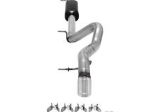 American Thunder Cat-Back Exhaust System 2007-2018 Jeep Wrangler Jk 2Dr/4Dr With 3.8L Or 3.6L Engine, High Clearance Cat-Back Exhaust System, 409 Stainless Steel Aggressive To Moderate Sound Flowmaster