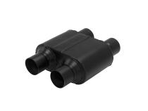 Super 10 Series Chambered Muffler Super 10 Series Stainless Steel 2.50 Inch In/Out Super Aggressive Sound Flowmaster