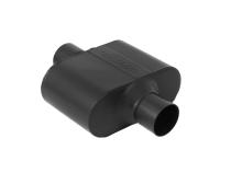 Super 10 Series Chambered Muffler Super 10 Series Stainless Steel 2.50 Center In 2.50 Center Out Aggressive Sound Flowmaster