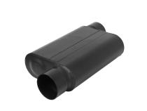 40 Series Delta Force Race Muffler 40 Series Race Muffler 409SS 3.50 Offset In 3.50 Offset Out -Aggressive Sound Flowmaster