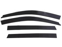 Ventvisor Deflector for 2018-2026 Jeep Wrangler and More Smoke Low Profile Outside Mount 4 Piece AVS