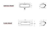 Spot Surface Mount Pair SR-Q Pro RIGID Industries