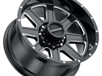 Aluminum Wheels 20x12 Hostage 940M Milled Gloss Black -44 Offset 8 on 165.1 Bolt Pattern 125.2 Bore Raceline