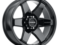 Aluminum Wheels 22x9.5 Addict 942B Gloss Black Multi Spoke 35 Offset 6 on 135 Bolt Pattern 87.1 Bore Raceline