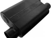 Super 44 Series Chambered Muffler Super 44 3.00 Offset In 2.50 Dual Out Aggressive Sound Flowmaster