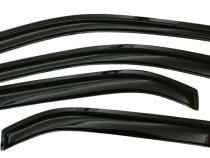 Ventvisor Deflector for 2014-2023 Jeep Cherokee Smoke Outside Mount 4 Piece AVS