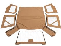 OEM Replacement Soft Top for 1997-2006 Jeep Wrangler TJ, Spice Denim Rampage