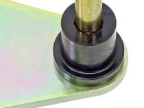 HD Leaf Spring Tow Shackles 76-86 Jeep CJ Front Includes Urethane Bushings HD Greasable Bolts Pair For Use w/ CE-9033F or CE-9033D RockJock 4x4