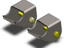 Jeep Heavy Duty Front Lower Control Arm Brackets 1984-2006 TJ/LJ/XJ/ZJ Clayton Off Road