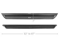 Dominator Xtreme D1 SideSteps With Mounting Bracket Kit Textured Black For 2007-2018 Jeep Wrangler JK 4 Door Go Rhino