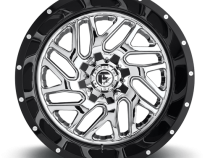 Aluminum Wheels 20X10 Triton D211 8 On 170 Chrome/Gloss Black Lip 125.1 Bore -19 Offset Mesh Spoke Fuel Off Road Wheels