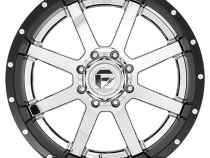 Aluminum Wheels 22X14 Maverick D260 8 On 170 Chrome/Gloss Black Lip 125.1 Bore -70 Offset Fuel Off Road Wheels