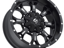 Aluminum Wheels 17X9 Krank D517 5 On 114.3/5 On 127 Matte Black/Milled 78.1 Bore -12 Offset Fuel Off Road Wheels