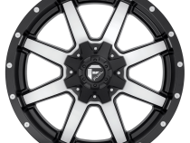 Aluminum Wheels 20X10 Maverick D537 8 On 165.1 Black Machined 125.2 Bore -18 Offset Fuel Off Road Wheels