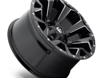 Aluminum Wheels 17X9 Assault D546 5 On 114.3/5 On 127 Matte Black/Milled 78.1 Bore 1 Offset 8 Spoke Fuel Off Road Wheels