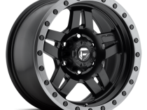 Aluminum Wheels 17X8.5 Anza D557 6 On 139.7 Matte Black 108 Bore -6 Offset 5 Spoke Fuel Off Road Wheels