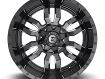 Aluminum Wheels 17X9 Sledge D595 5 On 114.3/5 On 127 Gloss Black/Milled 78.1 Bore 1 Offset Fuel Off Road Wheels
