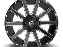 Aluminum Wheels 24X14 Contra D615 5 On 127/5 On 139.7 Gloss Black/Milled 87.1 Bore -75 Offset Multi Spoke Fuel Off Road Wheels