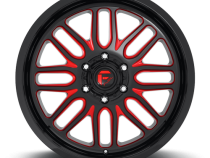 Aluminum Wheels 22X12 Ignite D663 8 On 165.1 Gloss Black Red Tinted Clear 125.1 Bore -43 Offset Fuel Off Road Wheels