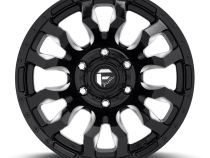 Aluminum Wheels 18X9 Blitz D673 6 On 135 Gloss Black Milled 87.1 Bore -12 Offset Multi Spoke Fuel Off Road Wheels