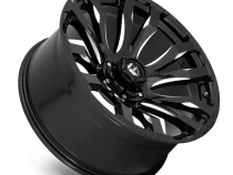 Aluminum Wheels 20X9 Blitz D673 5 On 150 Gloss Black Milled 110.1 Bore 20 Offset Multi Spoke 37 Lbs Fuel Off Road Wheels