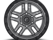 Aluminum Wheels 17X9 AMMO D701 6 On 139.7 Matte Gunmetal Gray W/Black Bead Ring 106.1 Bore 1 Offset 5 Spoke Fuel Off Road Wheels