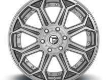 Aluminum Wheels 20X9 Siege D705 6 On 135 Brushed Gunmetal Gray Tinted Clear 87.1 Bore 1 Offset Fuel Off Road Wheels