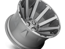 Aluminum Wheels 20X10 Contra Platinum D714 8 On 165.1 Brush Gunmetal Gray/Clear Tint 125.1 Bore -18 Offset Multi Spoke Fuel Off Road Wheels