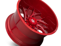 Aluminum Wheels 20X9 Runner D742 8 On 170 Candy Red Milled 125.1 Bore 1 Offset Fuel Off Road Wheels