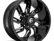 Aluminum Wheels 22X10 Lockdown D747 6 On 135 Gloss Black Milled 87.1 Bore -18 Offset Fuel Off Road Wheels