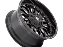 Aluminum Wheels 20X10 Arc D795 8 On 170 Gloss Black Milled 125.1 Bore -18 Offset Fuel Off Road Wheels