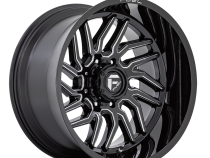 Aluminum Wheels 20X9 Hurricane D807 5 On 139.7 Gloss Black Milled 78.1 Bore 20 Offset Fuel Off Road Wheels