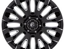 Aluminum Wheels 20X9 Quake D828 6 On 139.7 Gloss Black Milled 106.1 Bore 1 Offset Fuel Off Road Wheels