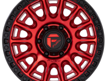 Aluminum Wheels 17X9 Cycle D834 6 On 139.7 Candy Red/Black Ring 106.1 Bore 1 Offset 32.25 Lbs Fuel Off Road Wheels