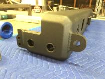 07-18 Jeep Wrangler JK 2/4 Door NBO Series Stubby Rear Bumper Minor Cutting Required With Recessed Hitch Receiver And Flush Mount LED Cut Outs Excessive Industries