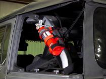 Fire Extinguisher Holder for Padded Roll Bar Red Fishbone Offroad