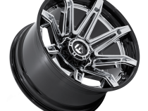 Aluminum Wheels 24X12 Brawl FC401PB 8 On 180 Chrome/Gloss Black Lip 124.2 Bore -44 Offset Fuel Off Road Wheels
