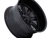Aluminum Wheels 20X10 Darkstar FC853MB 8 On 170 Matte Black/Gloss Black Lip 125.1 Bore -18 Offset Fuel Off Road Wheels