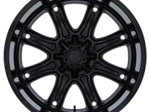Aluminum Wheels 20X9 Darkstar FC853MB 8 On 170 Matte Black/Gloss Black Lip 125.1 Bore 1 Offset Fuel Off Road Wheels