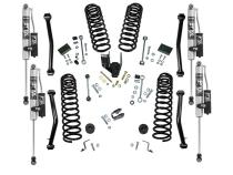 4 Inch Dual Rate Coil Lift Kit 2018-2025 Jeep Wrangler JL Unlimited 4-Door 4WD with Fox 2.0 Reservoir Shocks Will not fit Mojave Edition Superlift