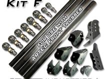 Easy 3 Link Kit F for Artec Trusses No Tubing Outside Frame Ford 85-91 Front Passenger Rear Driver Artec Industries