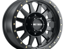 Aluminum Wheels 16x8 Double Standard MR304 Bolt Pattern 8 On 165.1 Offset 0 Lip Size 2.76 Matte Black MB Method