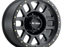 Aluminum Wheels 17x8.5 Grid MR309 Bolt Pattern 8 On 180 Offset 0 Lip Size 1.61 Matte Black MB Method