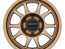 Aluminum Wheels 17x8.5 Bead Grip MR702 Bolt Pattern 6 On 139.7 Offset 0 Lip Size 1.18 Method Bronze BRZ Method