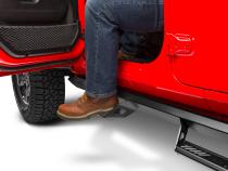 Predator Pro Cab Length (2 Steps per Side) 2018-2026 Jeep Wrangler JL 4-Door Textured Black NFab