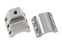 Hyde-A-Lizer Aluminum Billet Clamp &amp;amp; Mounting Bracket Kit 18-Present Wrangler JL 2/4-Door 19-Present Gladiator JT Rock Krawler