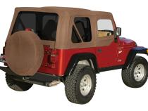 Spice OEM Replacement Soft Top for 1997-06 TJ Wrangler w/ Soft Upper Doors RT Off Road