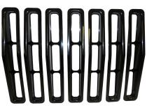 Grille Insert Set, Black, Snap-In RT Off Road