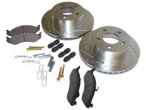 Front Performance Brake Kit for TJ, YJ, XJ, MJ, ZJ, ZG, Drilled &amp;amp; Slotted Rotors RT Off Road